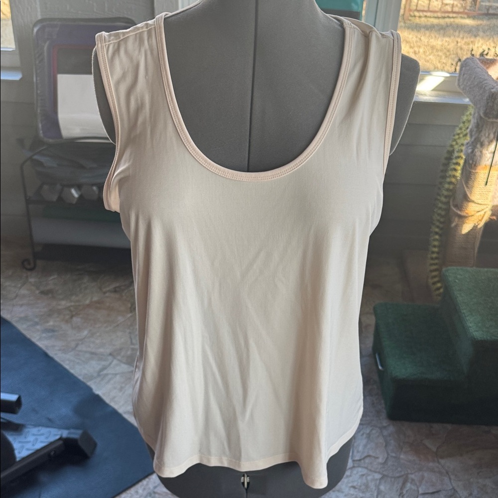 Cacique Beige Tank Top Size 18/20